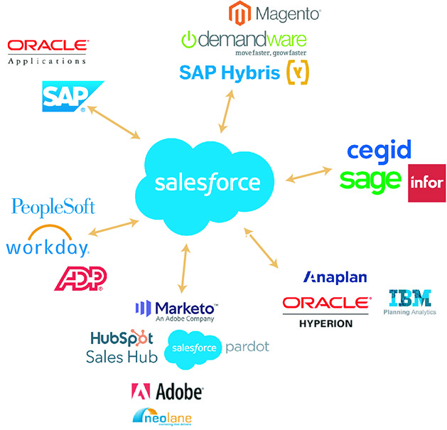 customer overview Salesforce hub data application